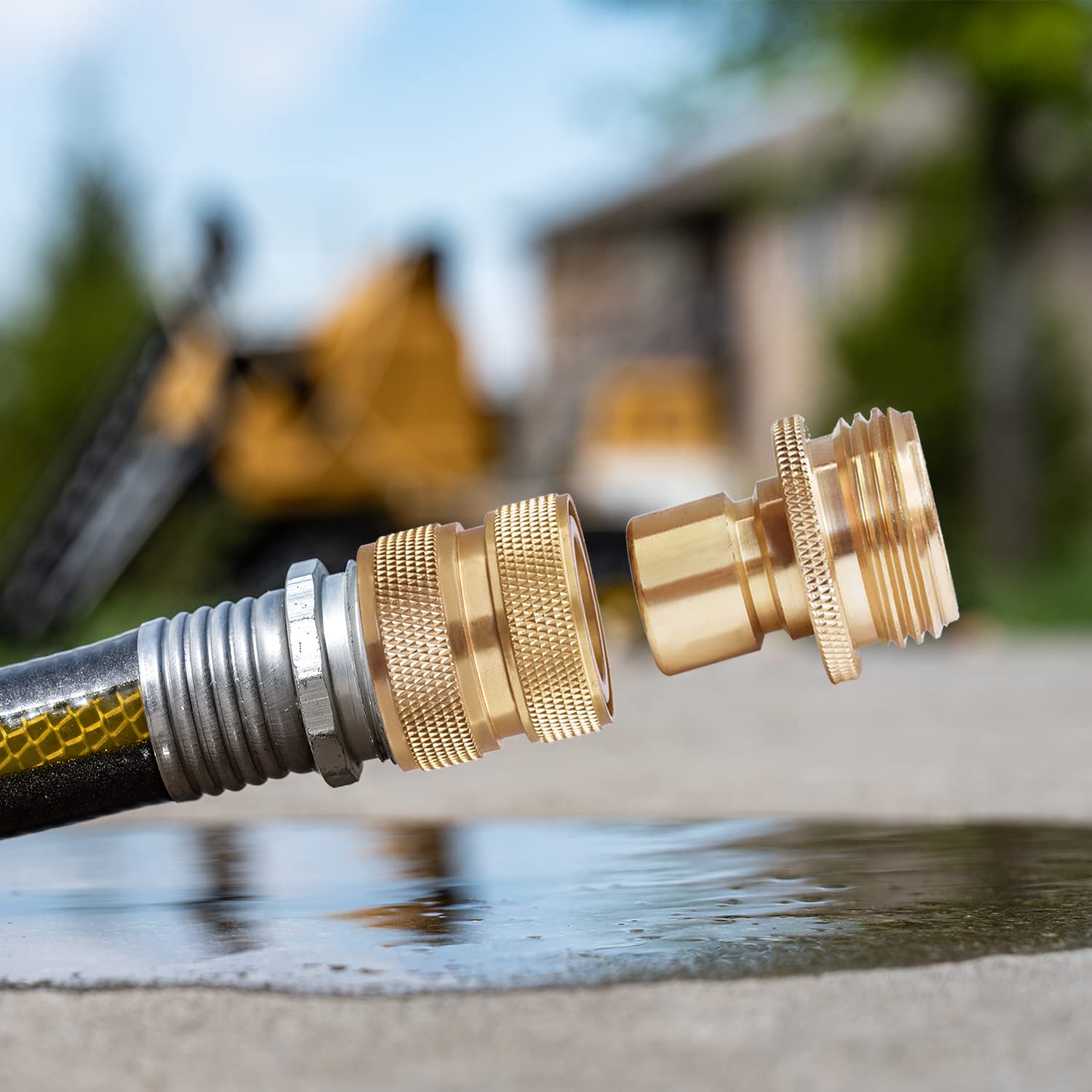 PLG quick-connect compatible with standard hoses for versatile upgrades.