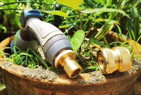 PLG brass quick-connect washers included for immediate, leak-free connections.