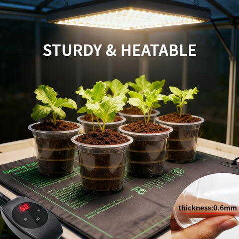 Plgardpo clear pot with drainage holes supports controlled watering.