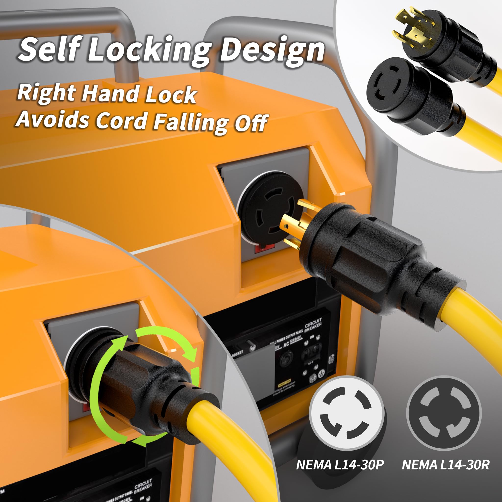 PlugSaf flexible jacket with organizer keeps cords neat and tangle-free