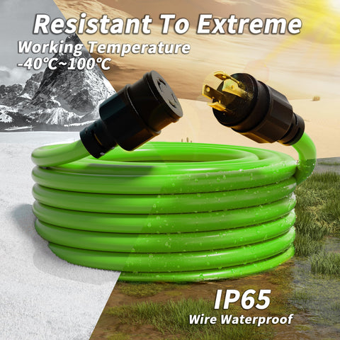 PlugSaf twist-lock plug design prevents disconnections in harsh conditions.