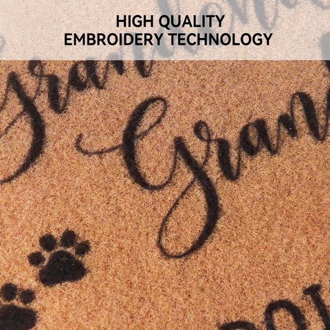 PLUJOYS easy clean doormat for quick porch maintenance after visits