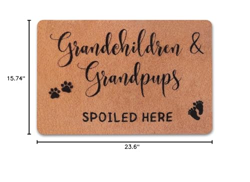 PLUJOYS outdoor doormat with UV protection keeps colors vibrant on sunny days
