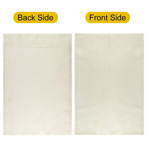 PLULON blank burlap garden flag 12x18 easy setup for quick outdoor display.