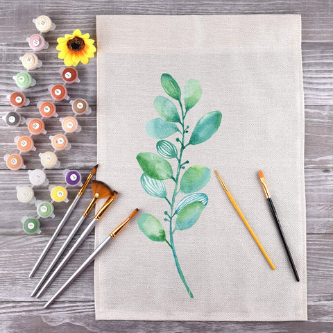 PLULON 12x18 burlap flags machine washable for durable seasonal decor.