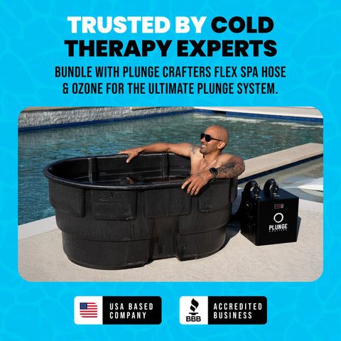 Plunge Crafters easy tool-free install for new or existing pumps.