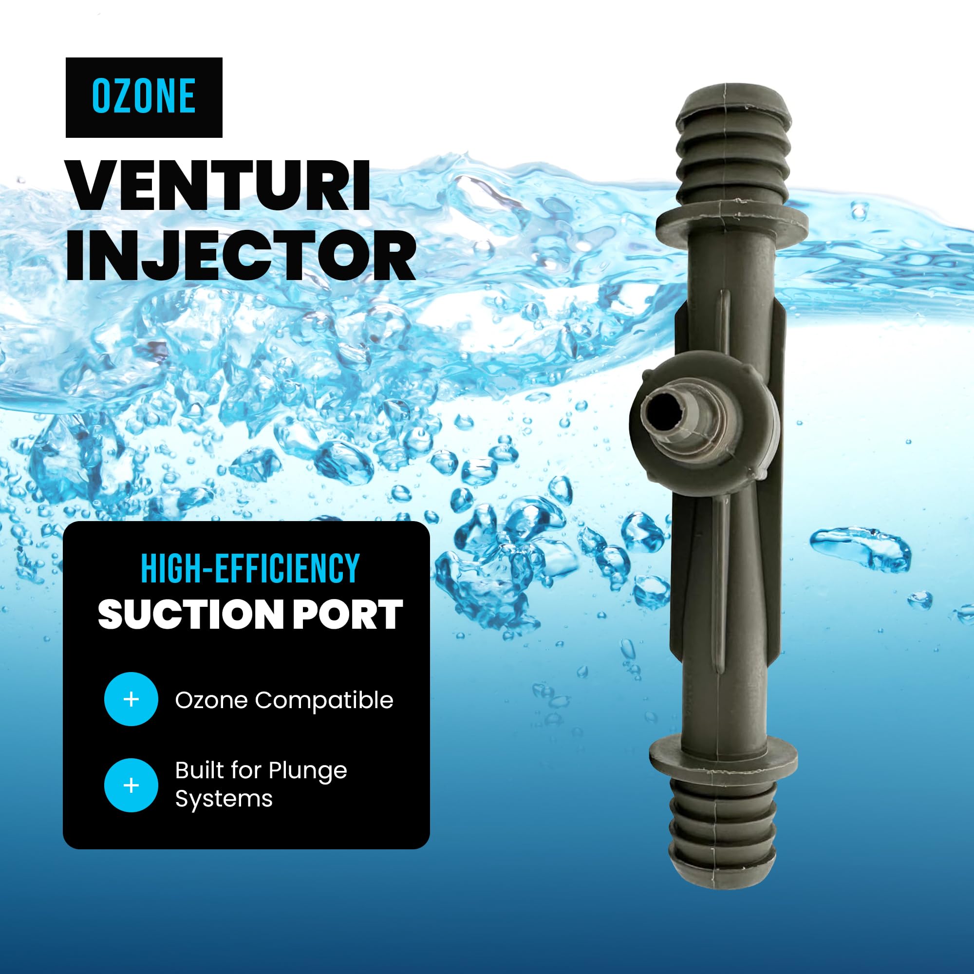 Plunge Crafters Mazzei-style performance ensures consistent distribution in your system.