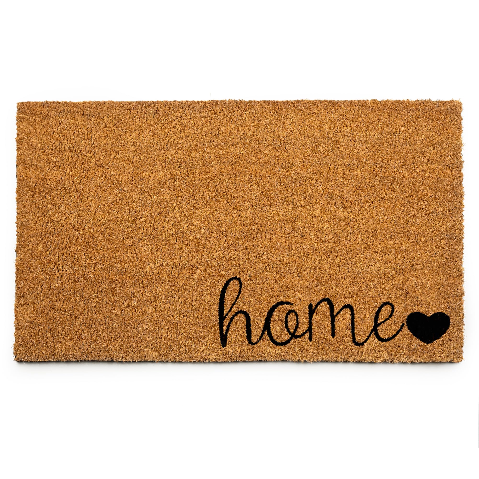 Plus Haven coconut coir door mat at the front entry for durable curb appeal and weather resistance.