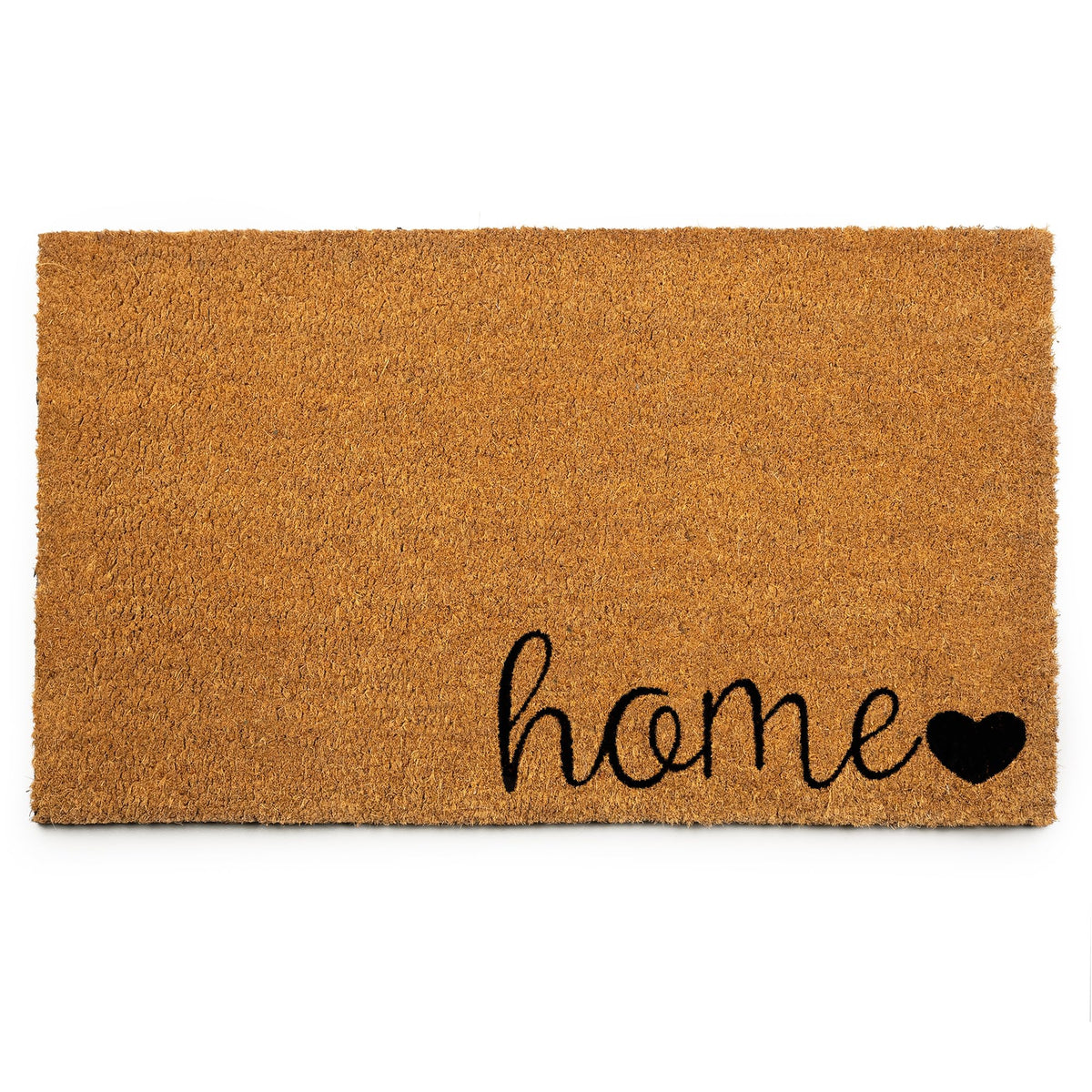 Plus Haven coconut coir door mat at the front entry for durable curb appeal and weather resistance.