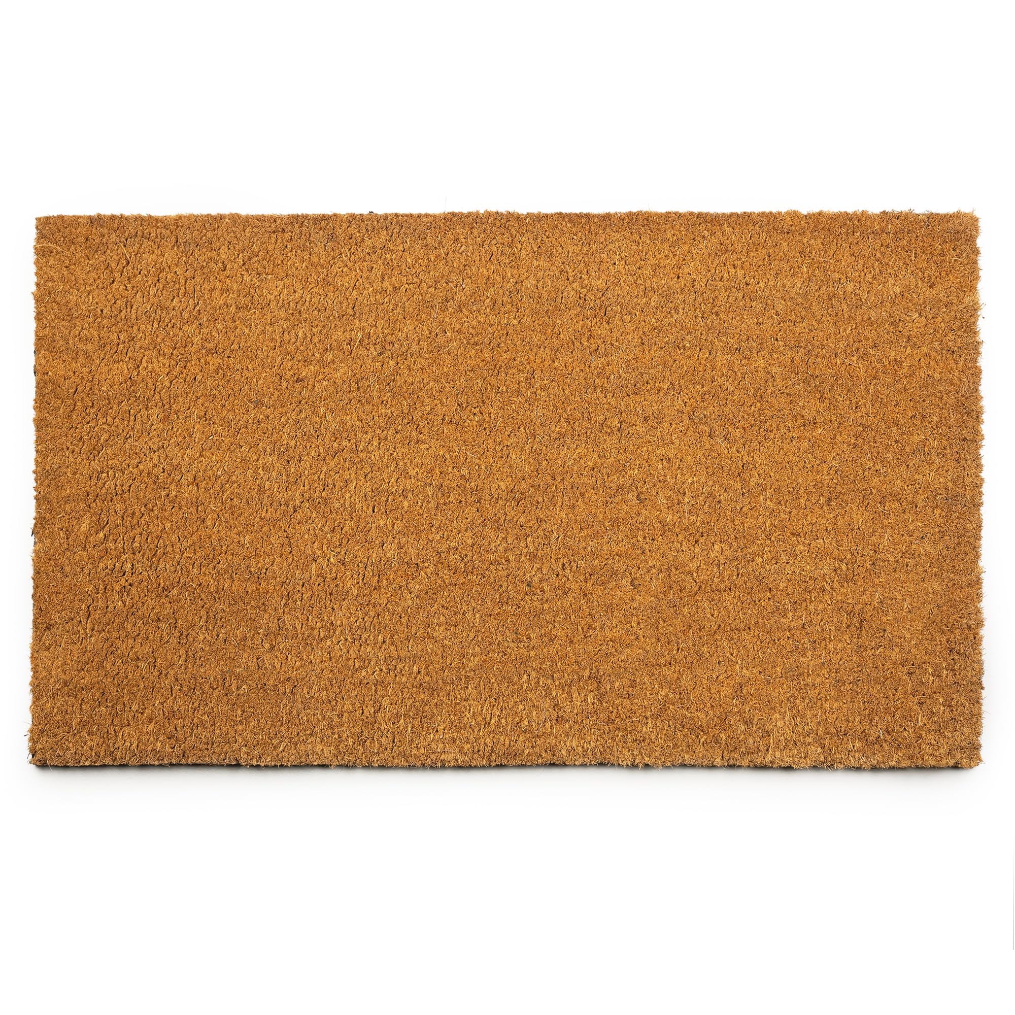 PLUS Haven door mat coir heavy backing for a non-slip entry and dirt capture.