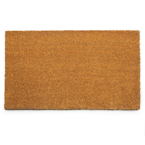 PLUS Haven door mat coir heavy backing for a non-slip entry and dirt capture.