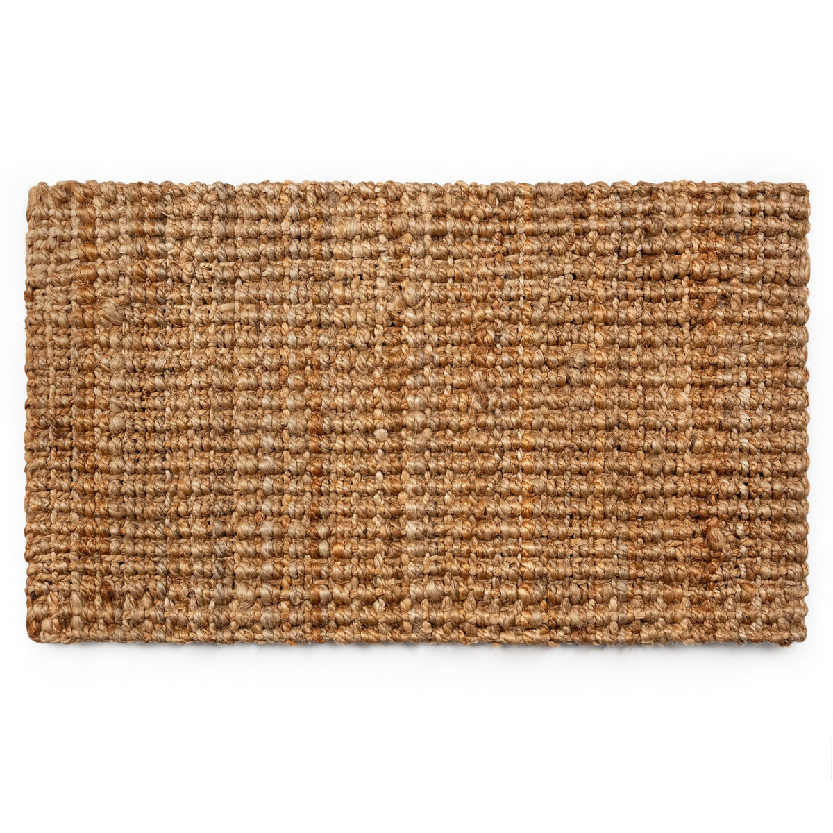 PLUS Haven Jute Doormat front porch view, durable natural welcome surface.