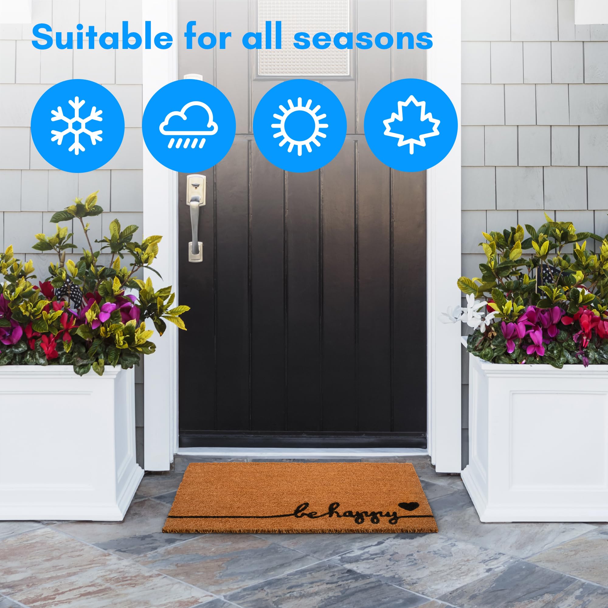 PLUS Haven Suitable for outdoor and indoor use, weather-ready entry mat.