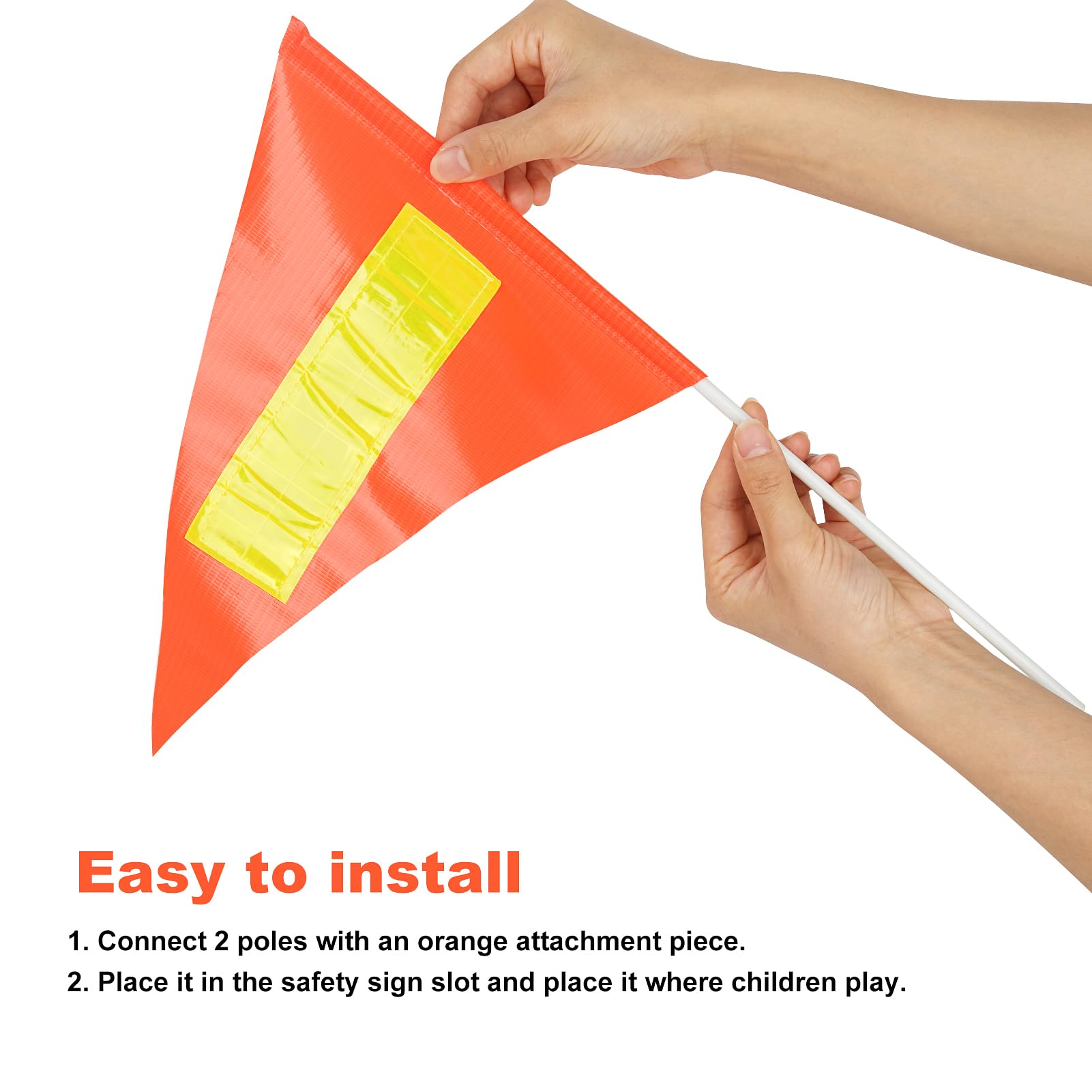 Plus tard replacement option to refresh faded or damaged flags.