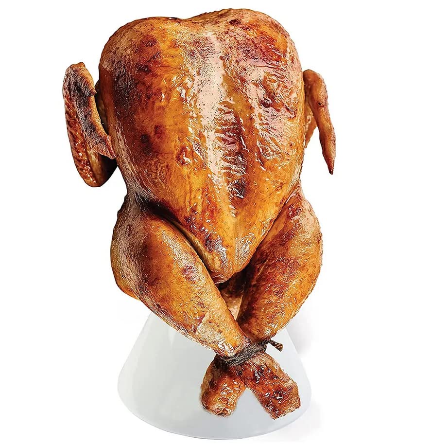 Plutreas ceramic dishwasher-safe roaster cleans easily after barbecuing.