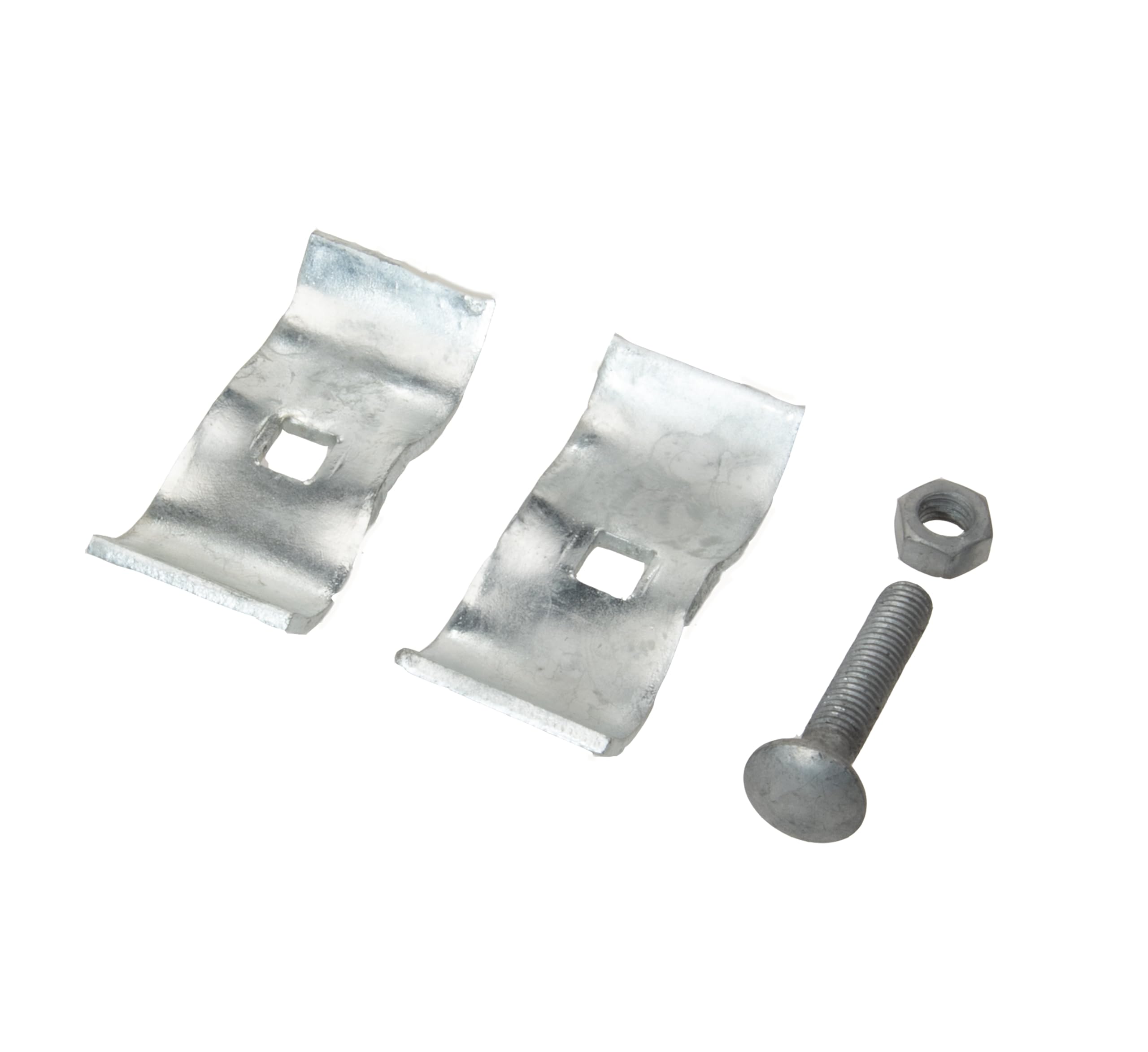 Plutreas clamps with bolts and nuts included simplify installation.