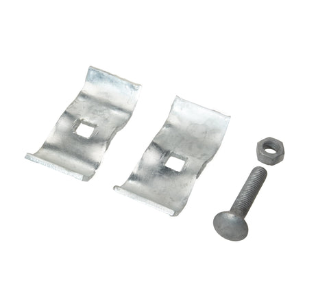 Plutreas clamps with bolts and nuts included simplify installation.