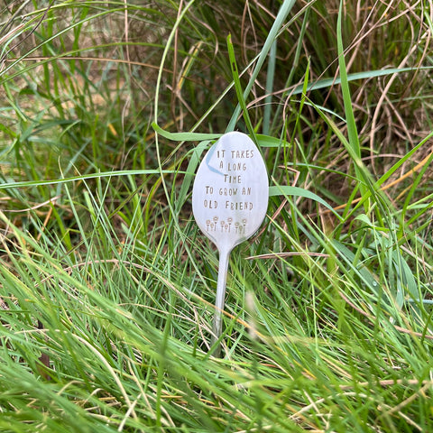 PLWalker durable metal marker for outdoor garden labels
