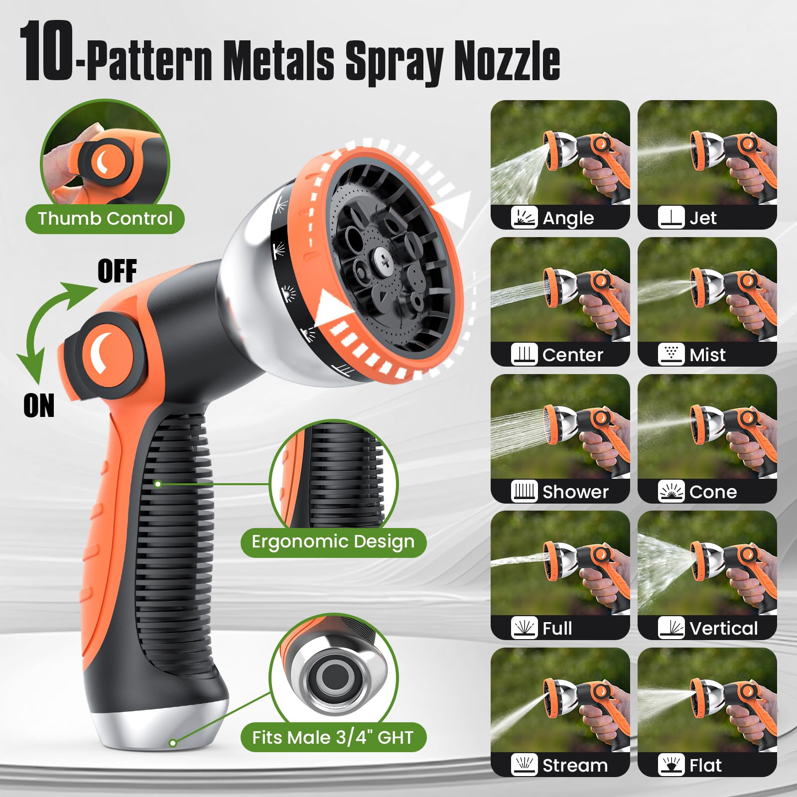 PLYPLYE kink-free durability keeps hoses smooth during gardening tasks.