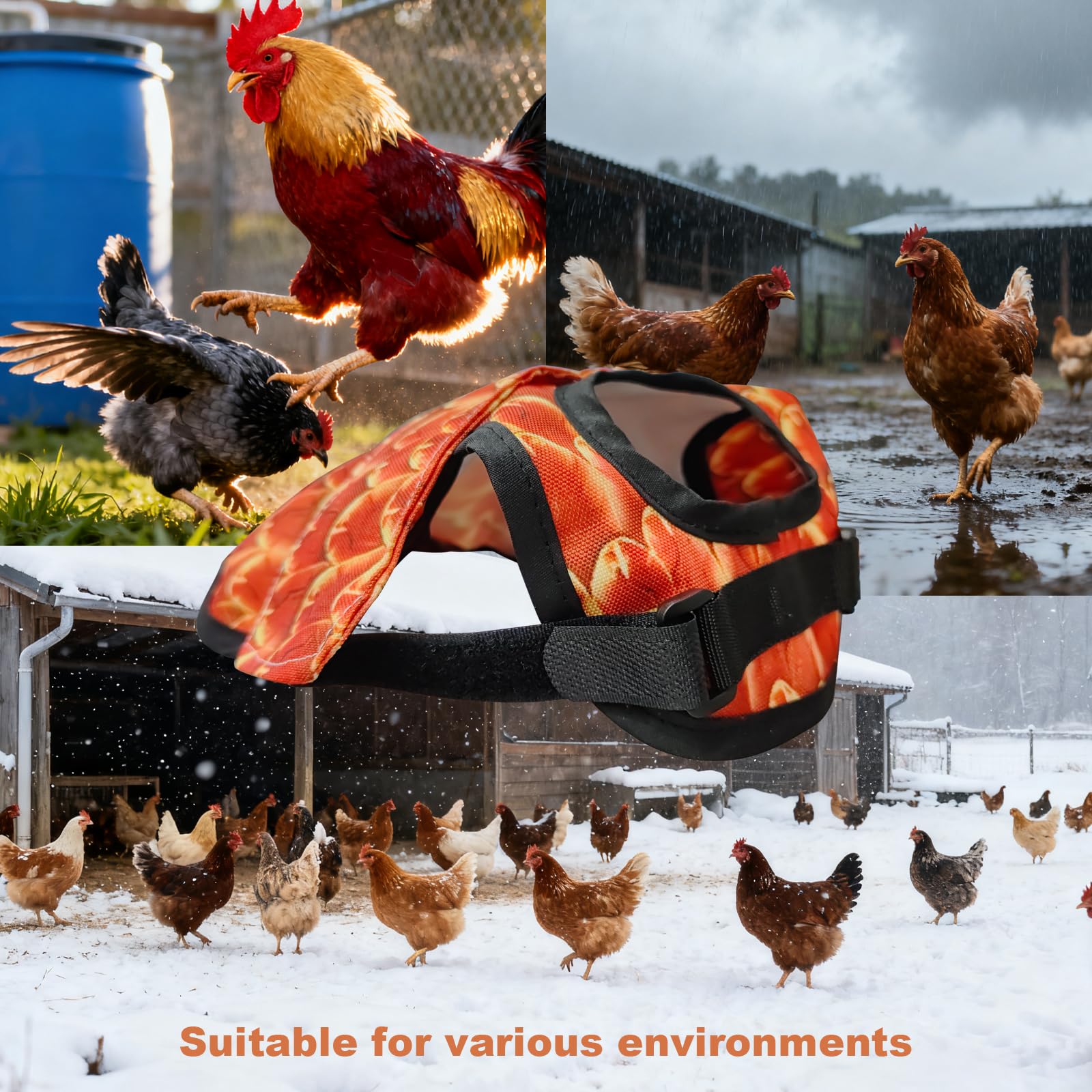 Plzglad belly band fits chickens or dogs under 15 lbs