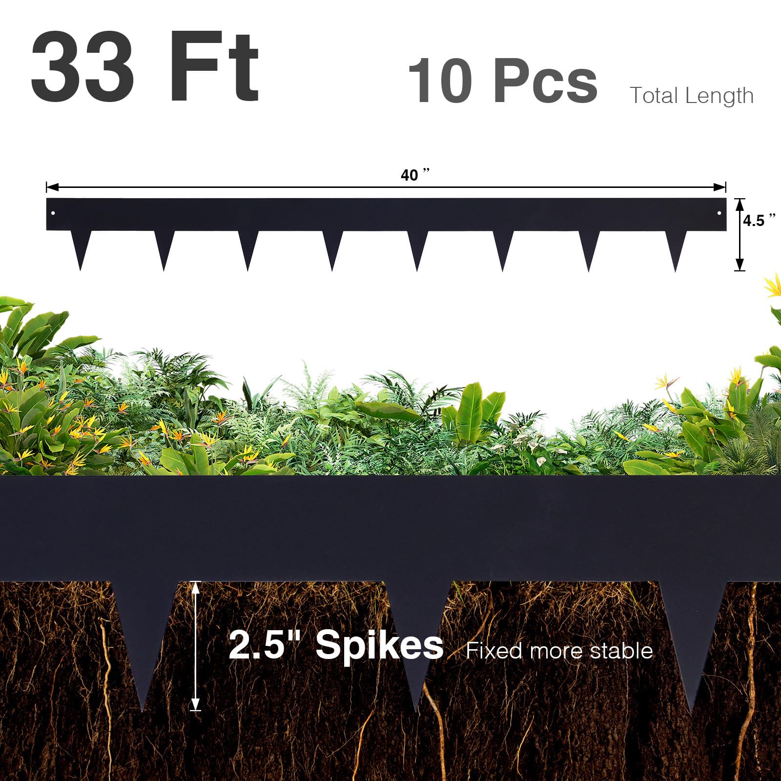 Pmango hammer-in installation demonstrating quick edge setup.