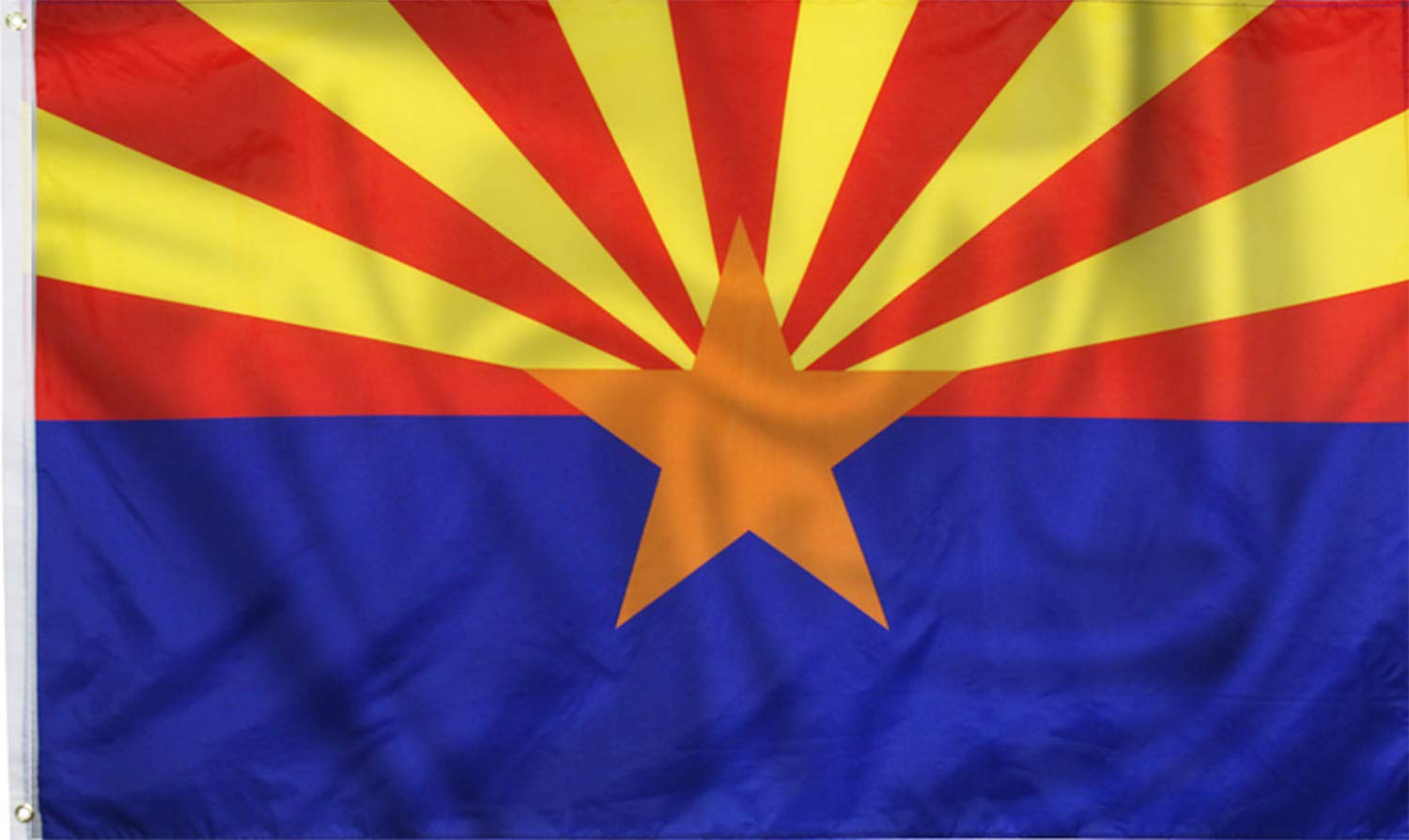 PMLAND Arizona flag 3x5 front view, vivid colors for outdoor display.