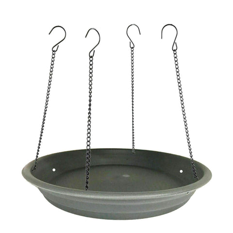 Pmsanzay bird seed catcher tray under a feeder reduces waste.
