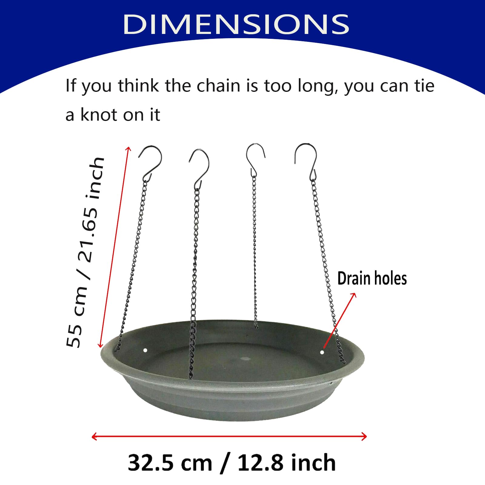 Pmsanzay platform feeder base with open design for easy seed checks.
