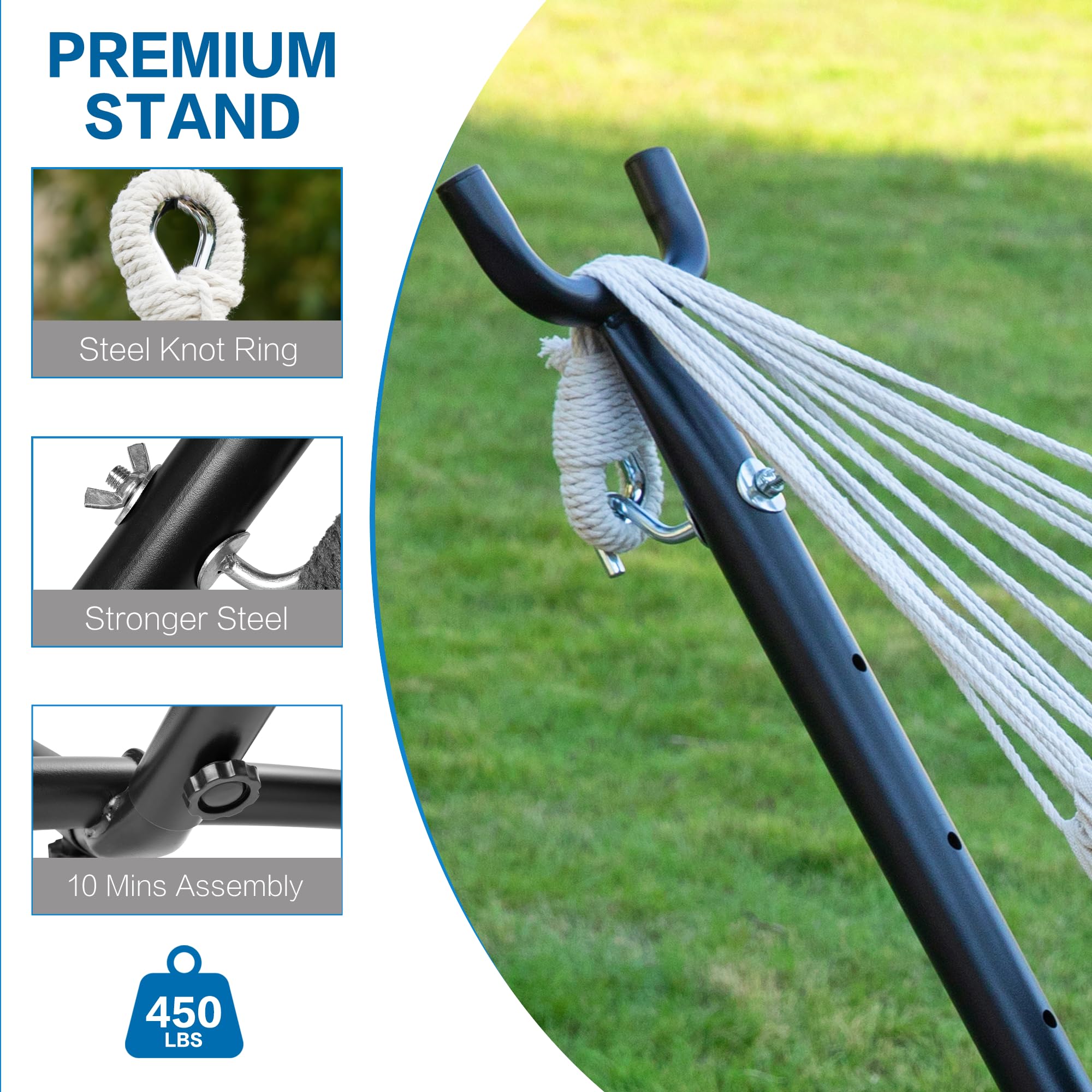 PNAEUT aqua hammock in backyard patio setting for lounging