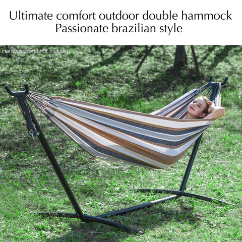 PNAEUT polycotton weave hammock closeup — strong fabric for lasting comfort.