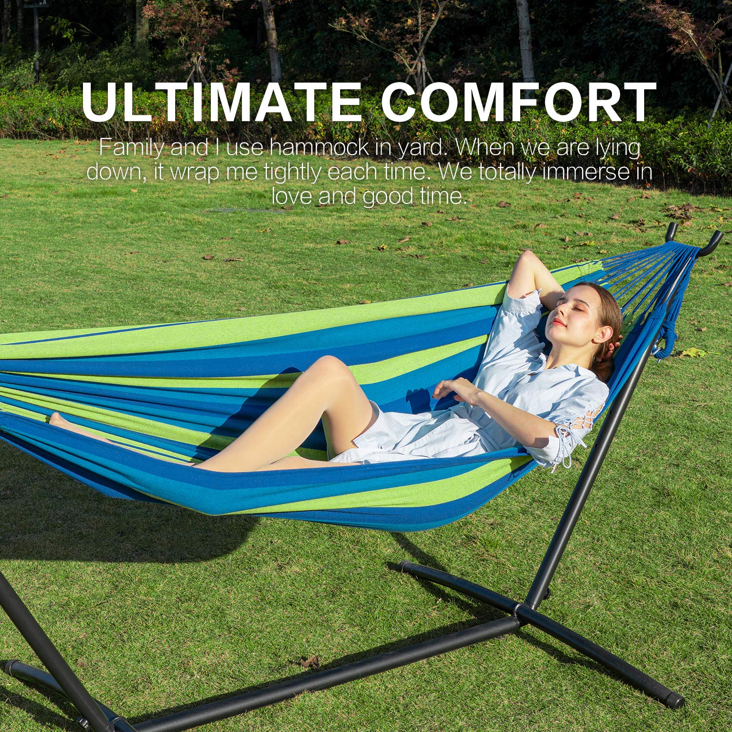 PNAEUT portable steel stand supports two people with 450-lb capacity