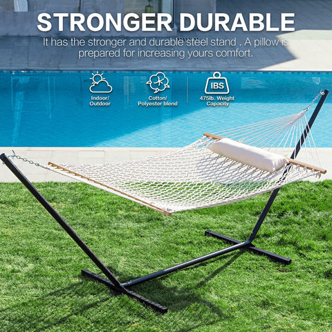PNAEUT tight mesh cotton rope weave provides airy comfort on sunny days.
