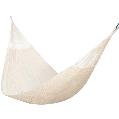 PNAEUT Mayan hammock in outdoor setup highlighting double-rope design for comfort.