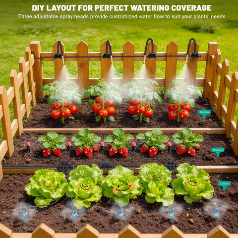 PNNEQ 230FT kit includes complete components for quick DIY installation in yards and greenhouses.