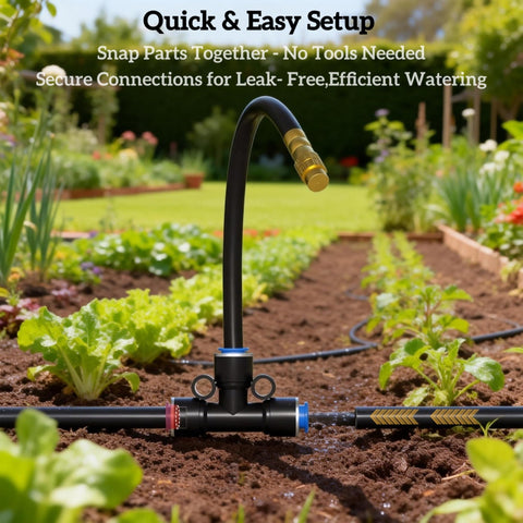 PNNEQ quick connect fittings enabling fast leak proof setup.