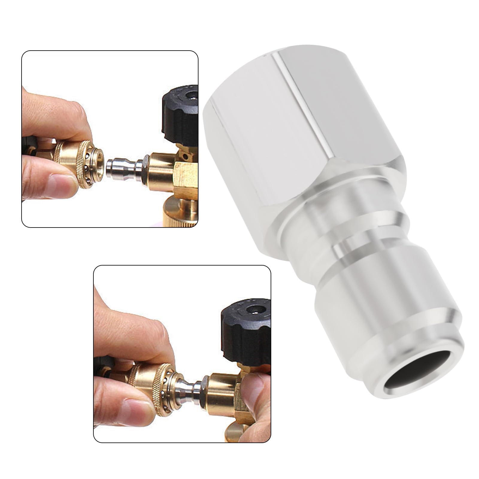 PNXKTXO 5000-psi rated fittings handle high-pressure cleaning tasks.