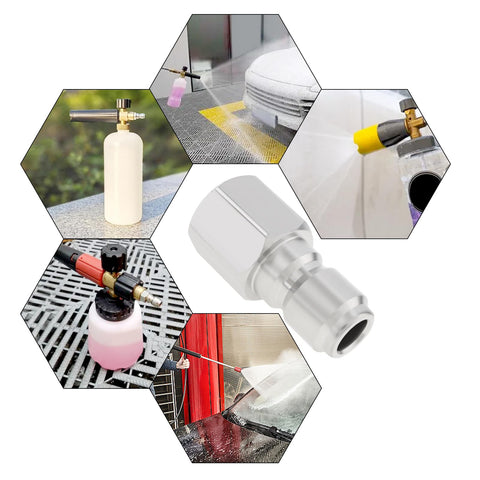 PNXKTXO corrosion-resistant quick-connect supports tough outdoor cleaning.