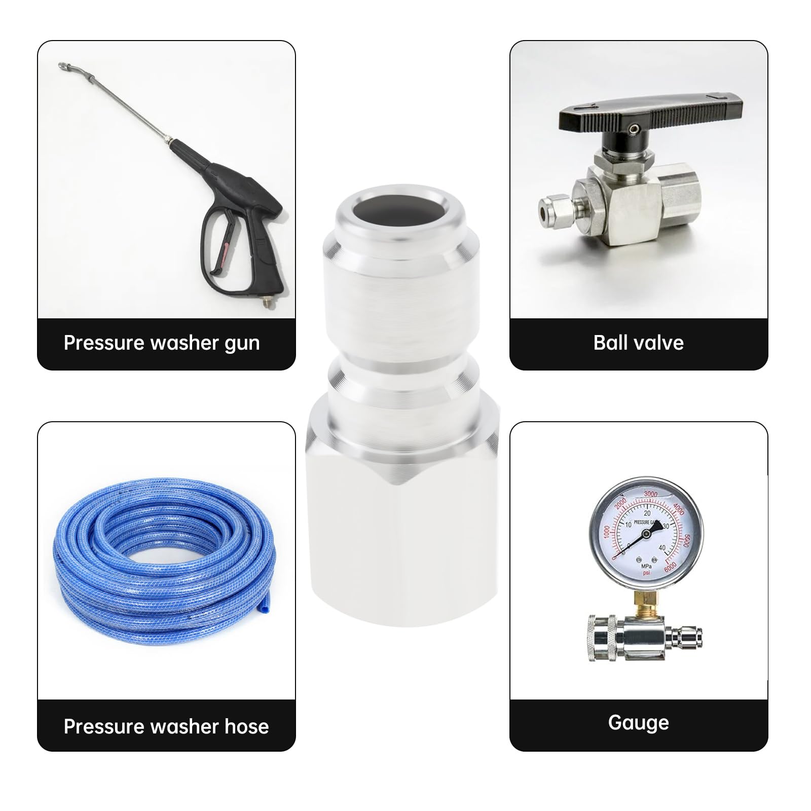 PNXKTXO pressure washer gun compatibility for quick setup.