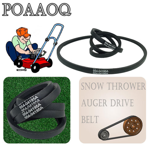POAAOQ drive belt closeup; aramid cord offers durable, long-lasting performance.