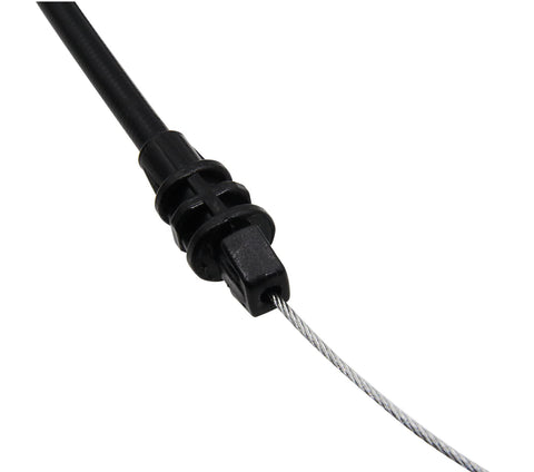 Poagavgs spring-end detail showing tension-ready replacement cable for Toro.