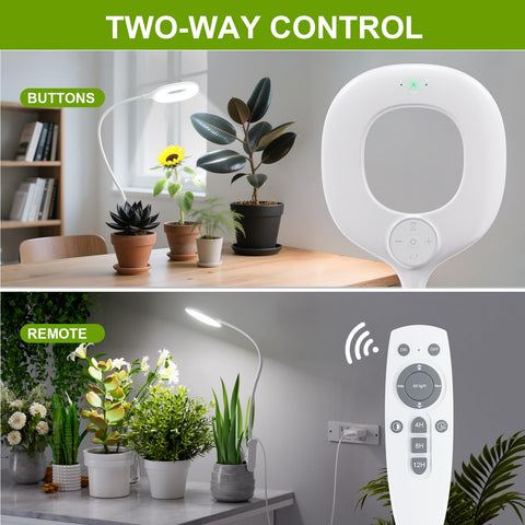 POBOMVOM remote control plant light for convenient operation