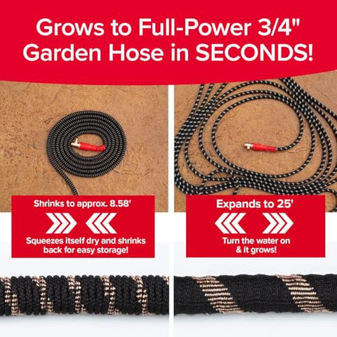 Pocket Hose Copper Head force field jacket protects against wear during use.