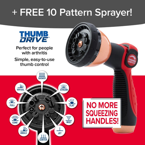 Pocket Hose lead-free construction provides safe, outdoor-ready material.