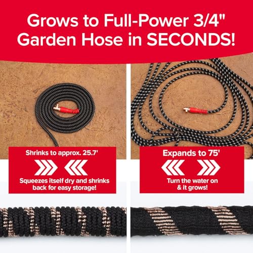 Pocket Hose with pocket pivot in action for effortless repositioning.