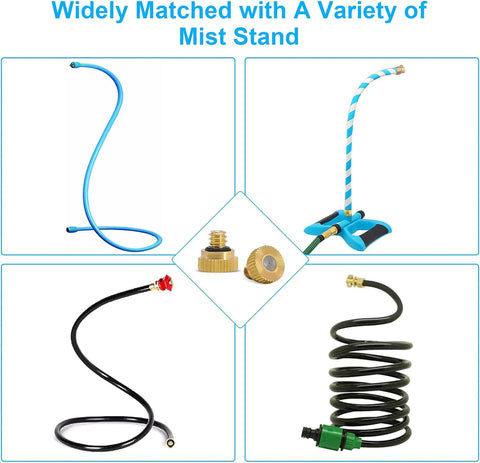 Pocket Panda misting nozzle installation with universal fittings