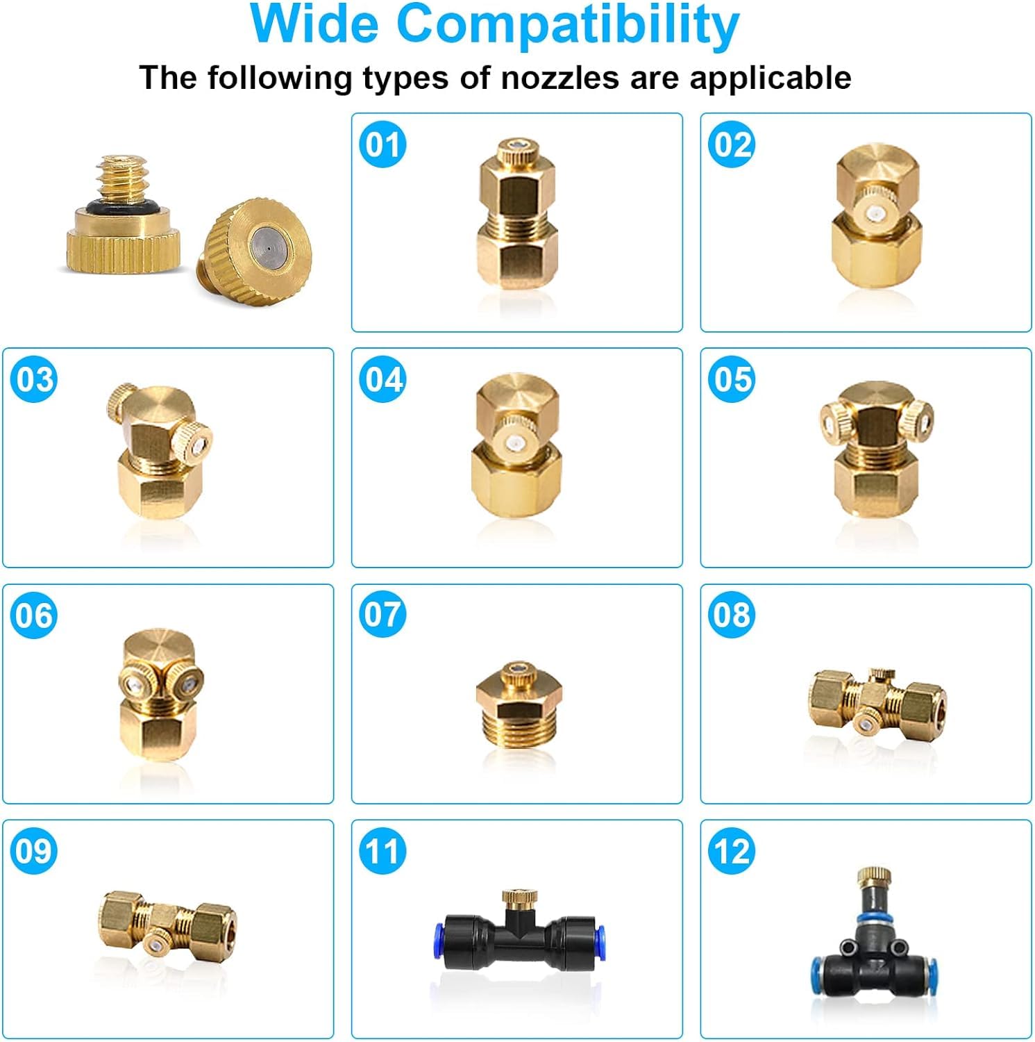 Pocket Panda brass misting nozzle close-up showing leak-proof O-ring