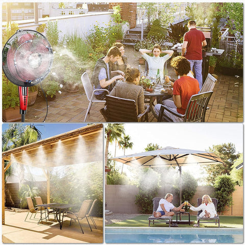 Pocket Panda outdoor cooling for porches, decks, patios.