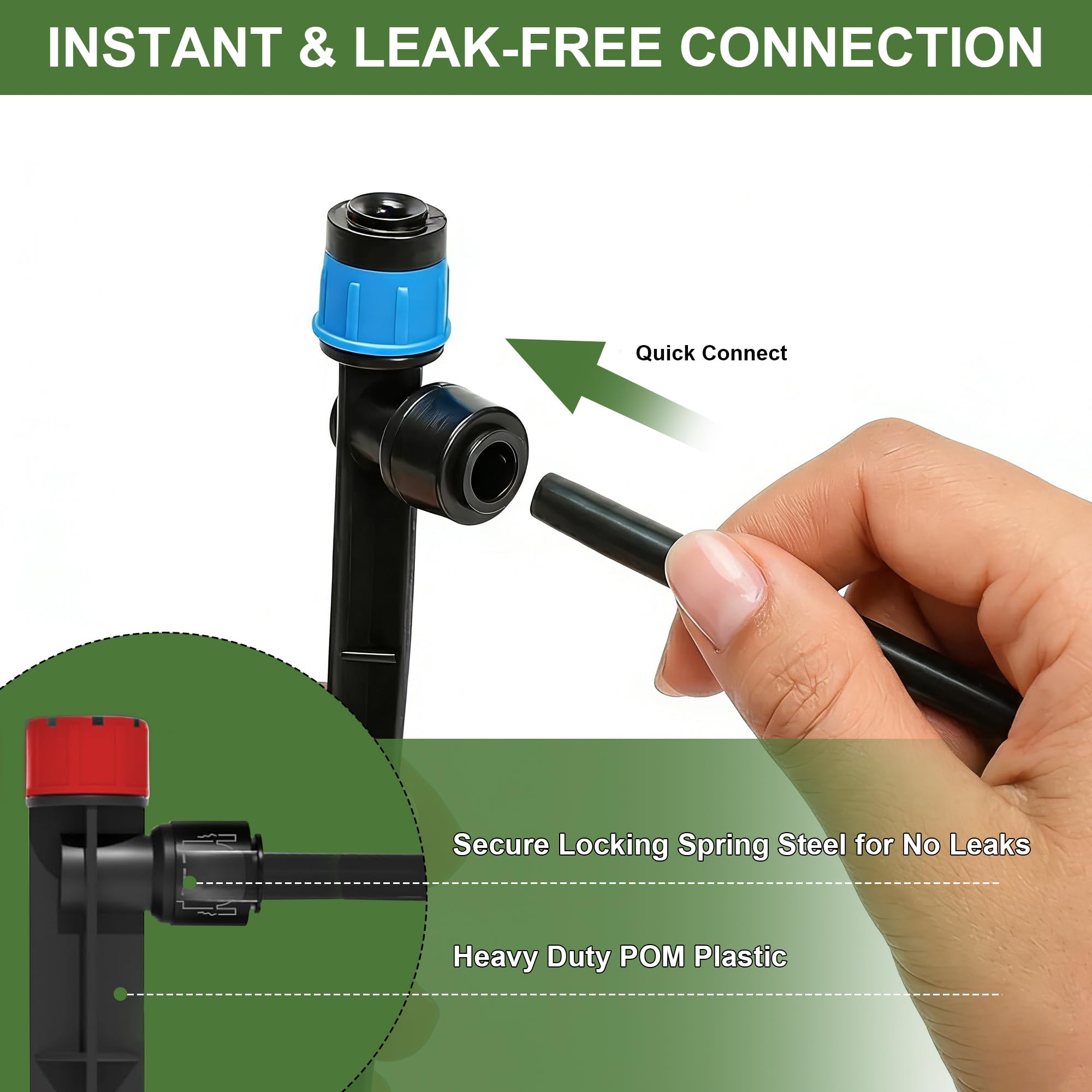Pocket Panda three line splitter enables multi zone watering across beds and pots