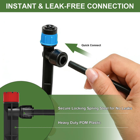 Pocket Panda three line splitter enables multi zone watering across beds and pots