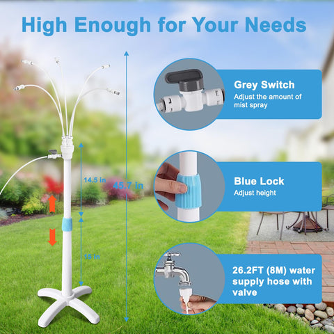 Pocket Panda UV-resistant tubing and durable base prevent leaks during use.